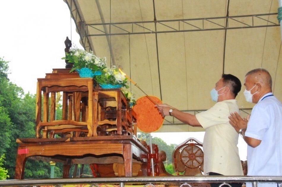 วันที่ 13 กรกฏาคม 2565   กิจกรรม วันสำคัญทางพระพุทธศาสนา  (วันอาสาฬหบูชาและวันเข้าพรรษา) ณ พุทธมณฑลอีสาน พระบรมธาตุนาดูน อ.นาดูน จ.มหาสารคาม