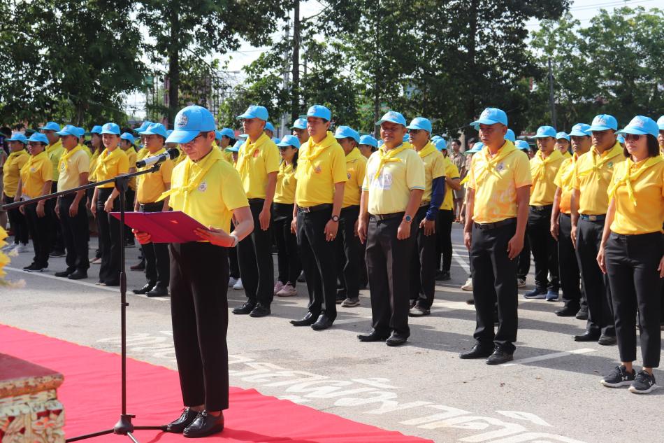 เข้าร่วมกิจกรรมจิตอาสา เราทำความดีด้วยหัวใจ ณ ลานหน้าที่ว่าการอำเภอนาดูน โดย นางสาวอิงอร  ปรีฉันท์ นายอำเภอนาดูน เป็นประธาน ในวันที่ 15 พ.ค.2568 เวลา 08.00 น.